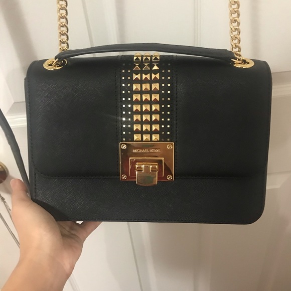 Michael Kors Studded Handbag - Picture 1 of 6